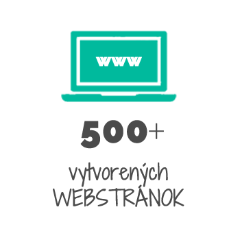 500 vytvorených webstránok